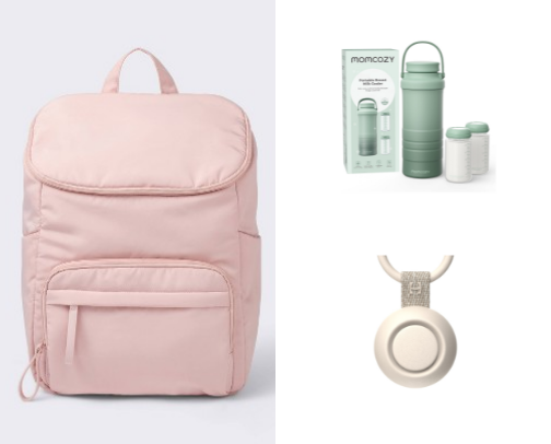What’s in my diaper bag cover photo collage