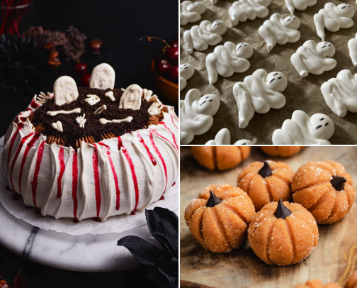 Halloween Bakes & Boo-tiful Treats cover photo collage