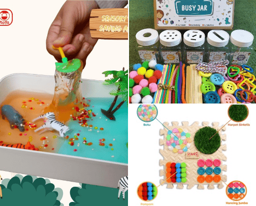 Montessori Sensory Play cover photo collage