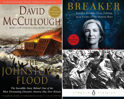 Horizons shattered. Your mind expanded. Discover exceptional books. cover photo collage