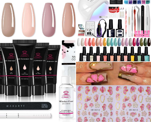 Nails products cover photo collage