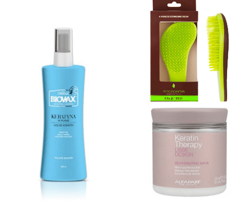 Dyed blonde hair products cover photo collage