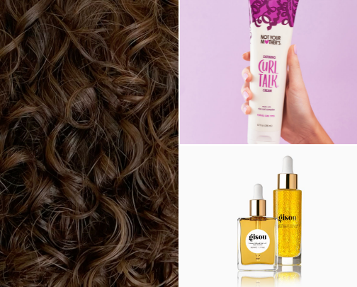 The Best for Curls cover photo collage