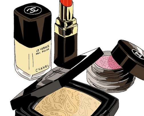 Makeup cover photo collage
