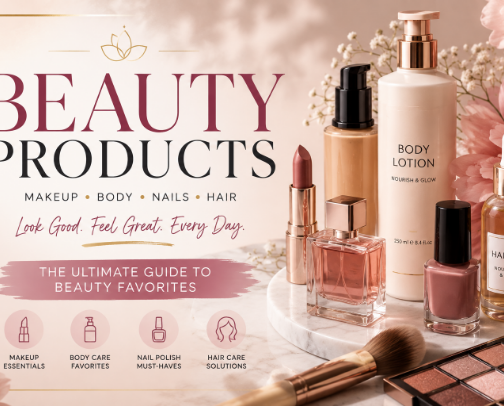 My Favorite Beauty Products for an Effortlessly Polished Look cover photo collage