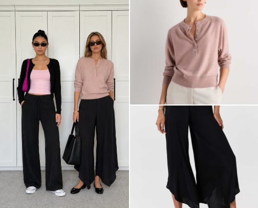 Black Outfits: Soft Contrast cover photo collage