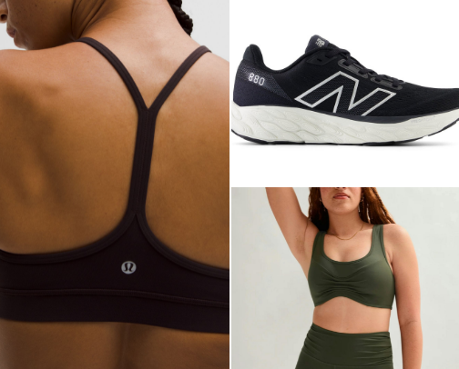 Gym and sports wear (men and women) cover photo collage