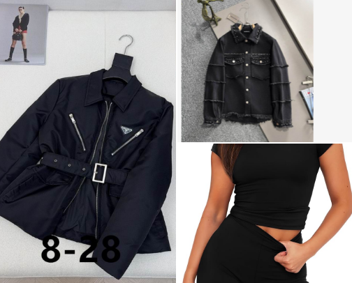 Clothes cover photo collage