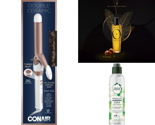 Hair items I use and love ! cover photo collage