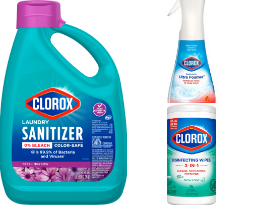 Clorox cleaners cover photo collage