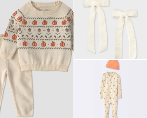 Baby/Toddler Girl Pumpkin Patch Outfits cover photo collage