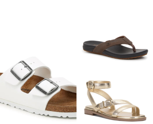 Spring Sandals cover photo collage