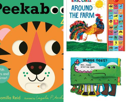 What’s on Our Littles’ Bookshelf cover photo collage