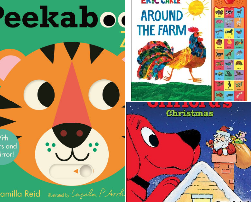 What’s on Our Littles’ Bookshelf cover photo collage