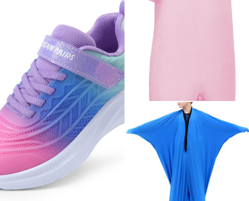 Sensory clothes cover photo collage
