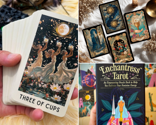 Unique & Aesthetic Tarot Decks You’ll Fall in Love With cover photo collage