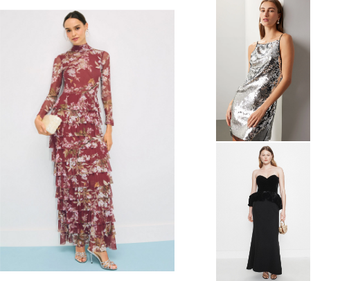 Best Wedding Guest Dresses for Every Season cover photo collage