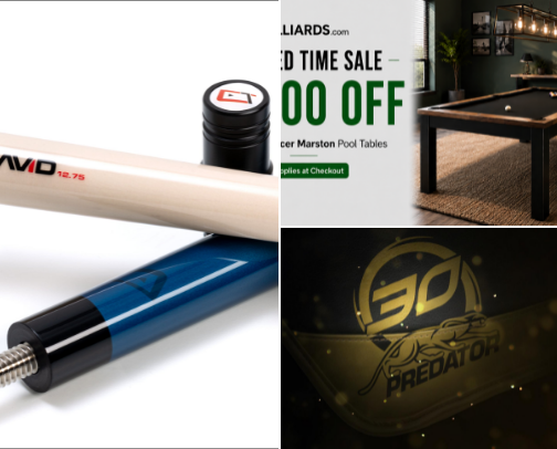Guide to Pool & Billiards: Cues, Gear & Table Essentials cover photo collage