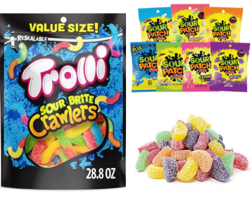 Candy Salad & Candy Bar cover photo collage