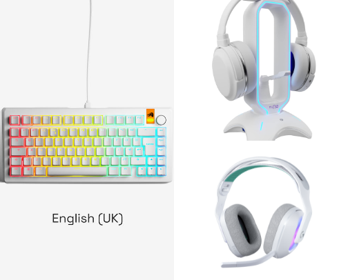 Quality Aesthetic Gaming Essentials🌸🤍 cover photo collage