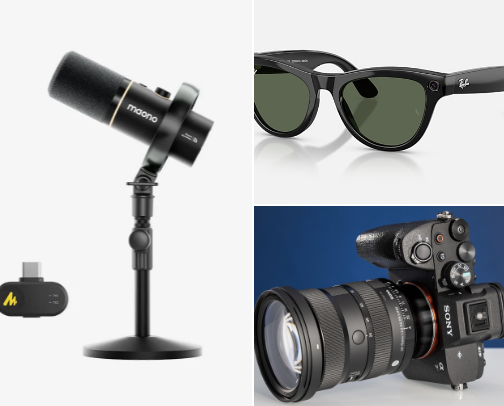 Photography/Social Media Gear cover photo collage