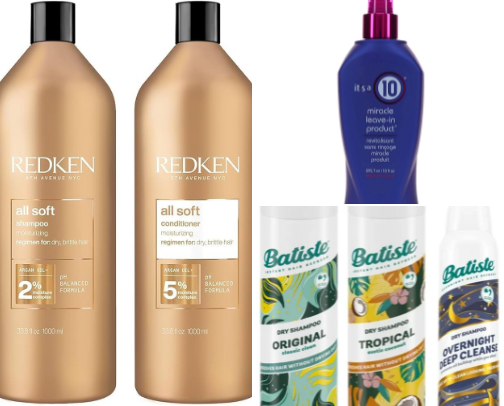 favorite hair products/tools cover photo collage