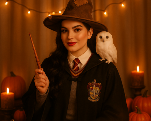 Spooky Cozy Vibes at Home cover photo collage