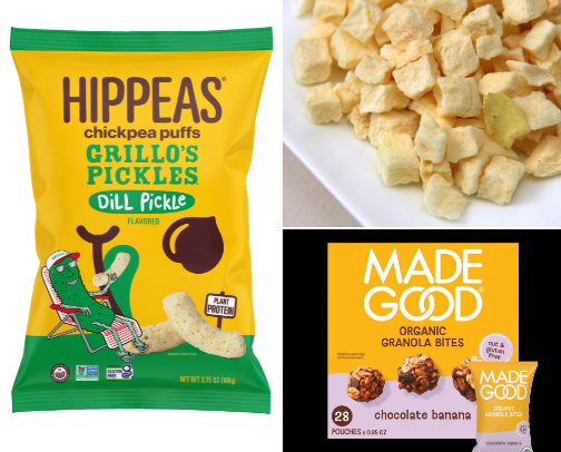 Snacks for on the go cover photo collage