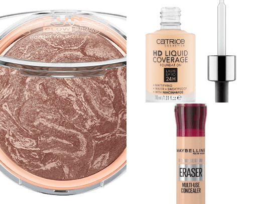 Great drugstore makeup cover photo collage