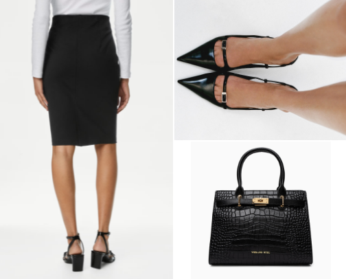 chic office-inspired pieces cover photo collage