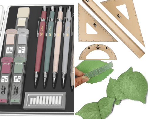 office supplies cover photo collage