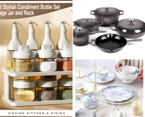 Kitchen Must Haves and Organizer cover photo collage