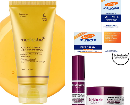 Skin care cover photo collage