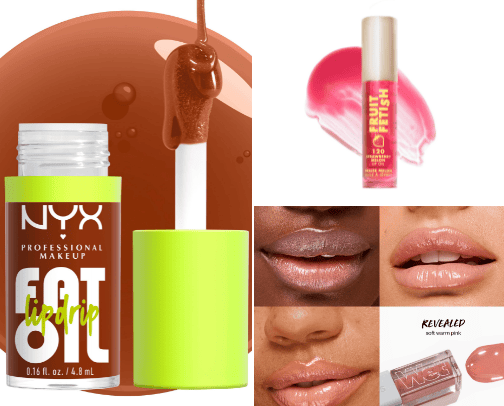Lip oil's cover photo collage