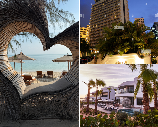 My Favourite Luxury Hotels Worldwide cover photo collage