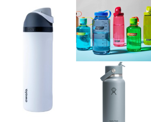 Gym Water Bottles for Training and Everyday Carry cover photo collage