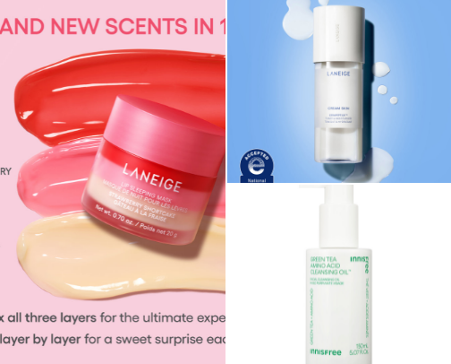 My favorite beauty recs cover photo collage