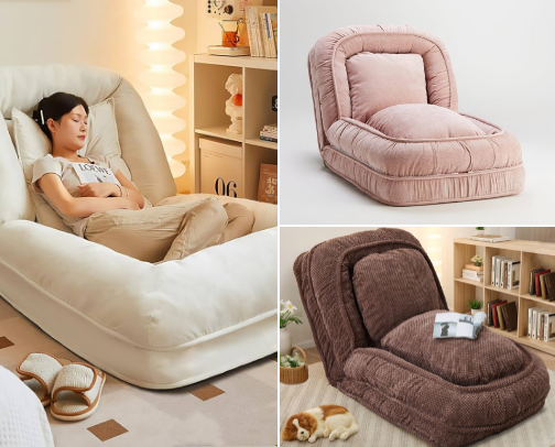 OHaGiN OHaGiN Folding Sofa Lounge Chair for Humans and Pets - cover photo collage