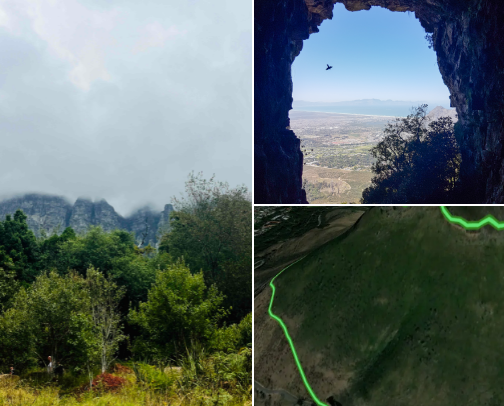 Hiking trails cover photo collage