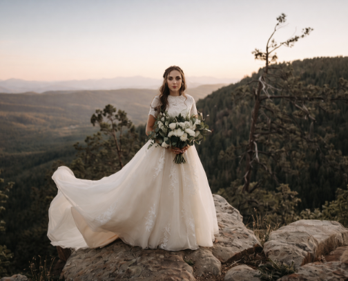 Modest Wedding Dresses for 2026-2027 Brides cover photo collage