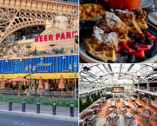 Boozy brunch in Las Vegas cover photo collage