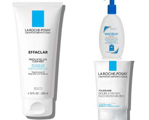 Skincare for the oily skin girlies cover photo collage