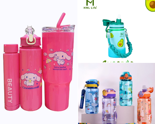 Kuromi kids tumbler cover photo collage