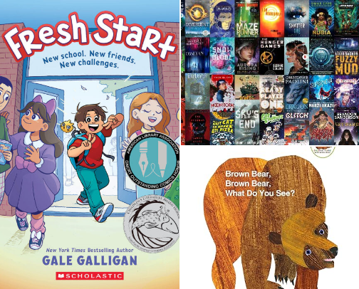 Best Kid-Friendly Books & Comics cover photo collage