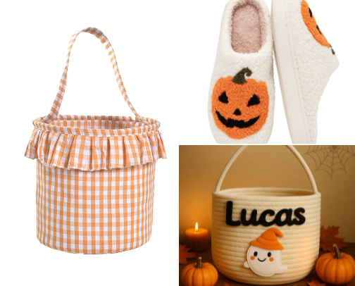 Make a boo basket with me 👻🎃 cover photo collage