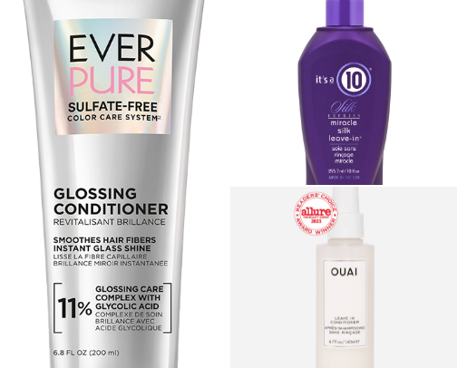 my secrets for healthy silky hair! cover photo collage