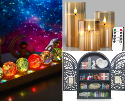 Intentional Gifts for You, Your Altar, & Your Spiritual Friends ✨ cover photo collage