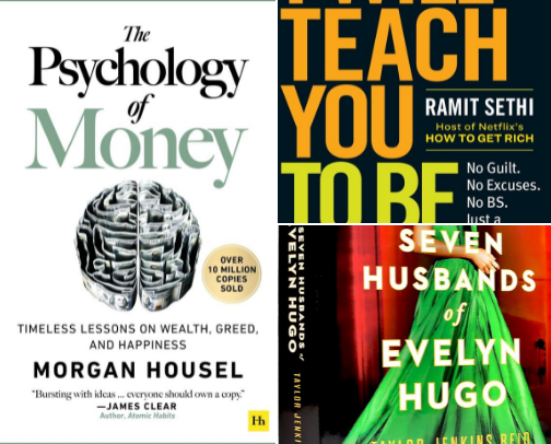 Books I Want on My Nightstand cover photo collage