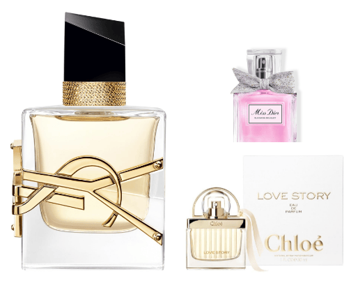 Favorite perfumes cover photo collage
