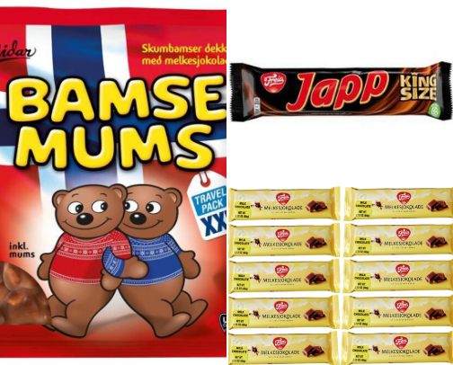 Norwegian Snacks and Sweets cover photo collage